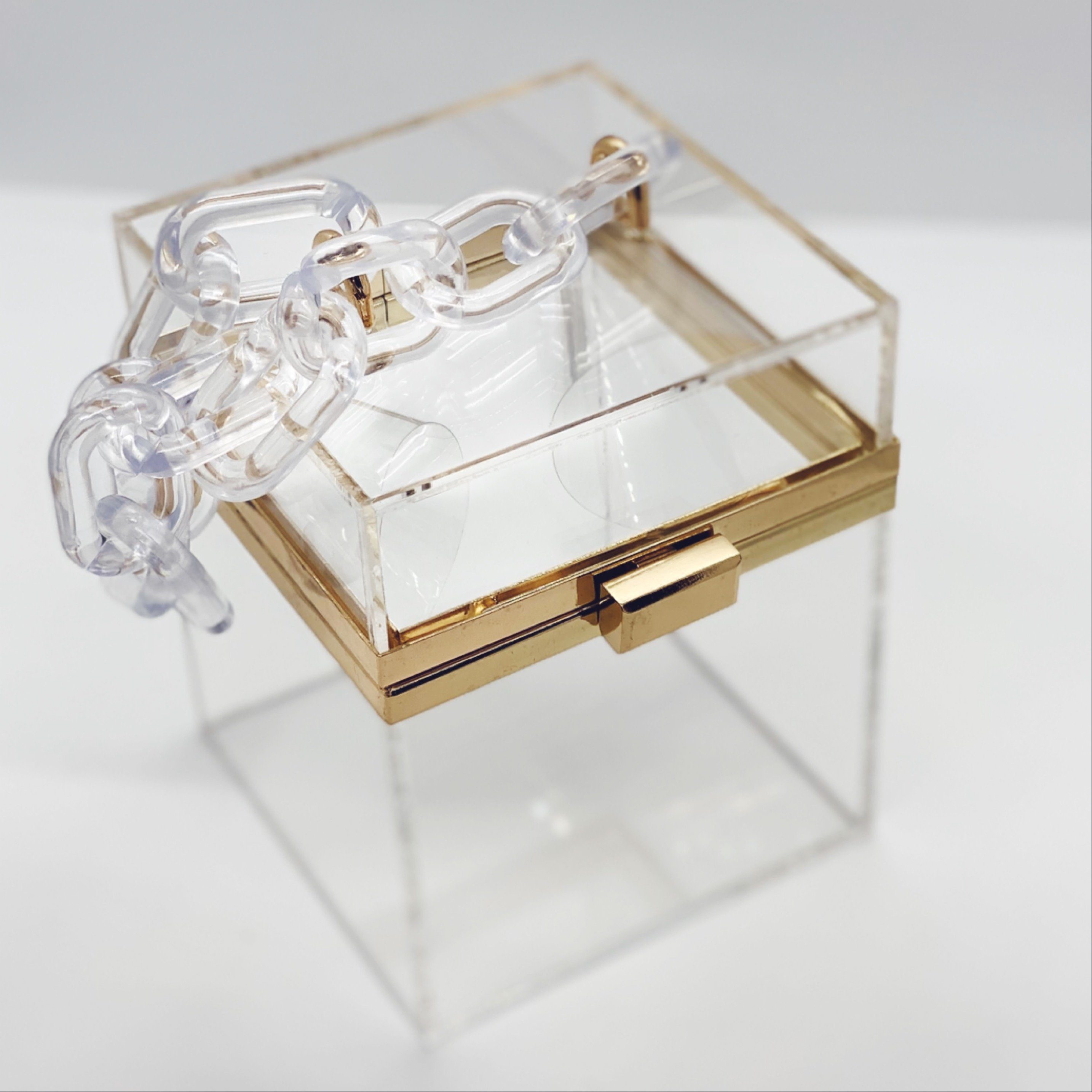 Mini Clear Box Bag